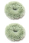 Double Fur Scrunchie Set