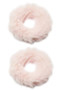 Double Fur Scrunchie Set