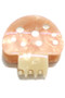 Mini Marbled Acrylic Mushroom Hair Clip