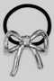 Metal Bow Hair Tie