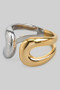 Stainless Steel Two Tone Cutout Bulb Ring
