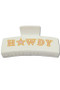Howdy Claw Hair Clip