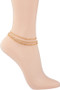 Layered Chain Anklet