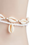 Layered Sea Charm Anklet
