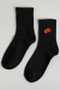 Strawberry Embroidered Socks