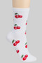 Cute Cherry Print Socks