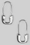 Safety Pin Pull Through Earrings