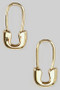Safety Pin Pull Through Earrings