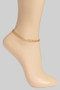 Triple Layered Chain Anklet