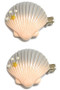 Two Piece Seashell Hair Clip Set