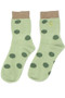Polka Dot Smiley Face Ankle Socks