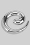 Brass Spiral Brooch Pin
