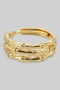 Stainless Steel Bamboo Stack Ring