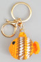 Cute Crochet Fish Bag Charm Keychain