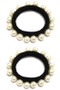 Two Piece Medium Pearl Hair Ties