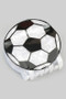 Marbled Acrylic Soccer Ball Hair Clip