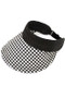 Woven Houndstooth Pattern Visor