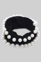 Pearl Trim Hair Scrunchie