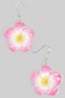 Lovely Ceramic Flower Drop Earrings