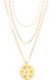 Gold Plated Layered Necklace.