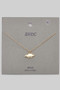 Dainty Brass Stegosaurus Pendant Necklace
