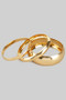 Three Piece Metal Bangle Set
