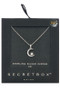 Crescent Moon Dainty Pendant Necklace