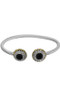 Cable Stone Cuff Bracelet
