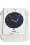 Dainty Horoscope Constellation Pendant Necklace - #IN8053RH