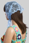 Lace Floral Head Wrap Or Shoulder Scarf