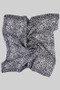 Leopard Print Silky Square Scarf