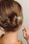 Brass Seashell Hair Pin