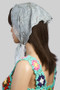 Triangular Embroidered Bow Head Or Shoulder Scarf