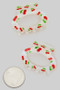 Two Piece Mini Cherry Print Hair Clip Set