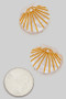 Two Piece Mini Marbled Acrylic Shell Hair Clip Set