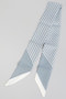Striped Two Tone Slim Hair Tie