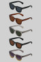 Classic Flat Top Assorted Sunglass Dozen Pack