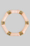 Acrylic Resin Bamboo Stretch Bracelet