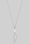 18K Gold Dipped Fish Pearl Pendant Necklace
