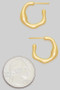 Brass Essential Drippy Hoops