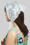 Triangular Embroidered Bow Head Or Shoulder Scarf