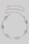 Southwestern Variegated Concho Chain Belt