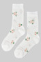 Mesh Breathable Flower Embroidered Socks