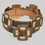 Cross Buckle Slider Belt