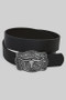 Floral Motif Longhorn Buckle Belt