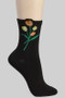 Tulip Embroidered Socks
