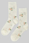 Mesh Breathable Flower Embroidered Socks