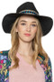 Aztec Band Woven Panama Hat - #BHP210060