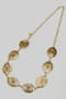 Fish And Current Medallion Chain Belt