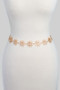Hammered Sun Link Chain Belt